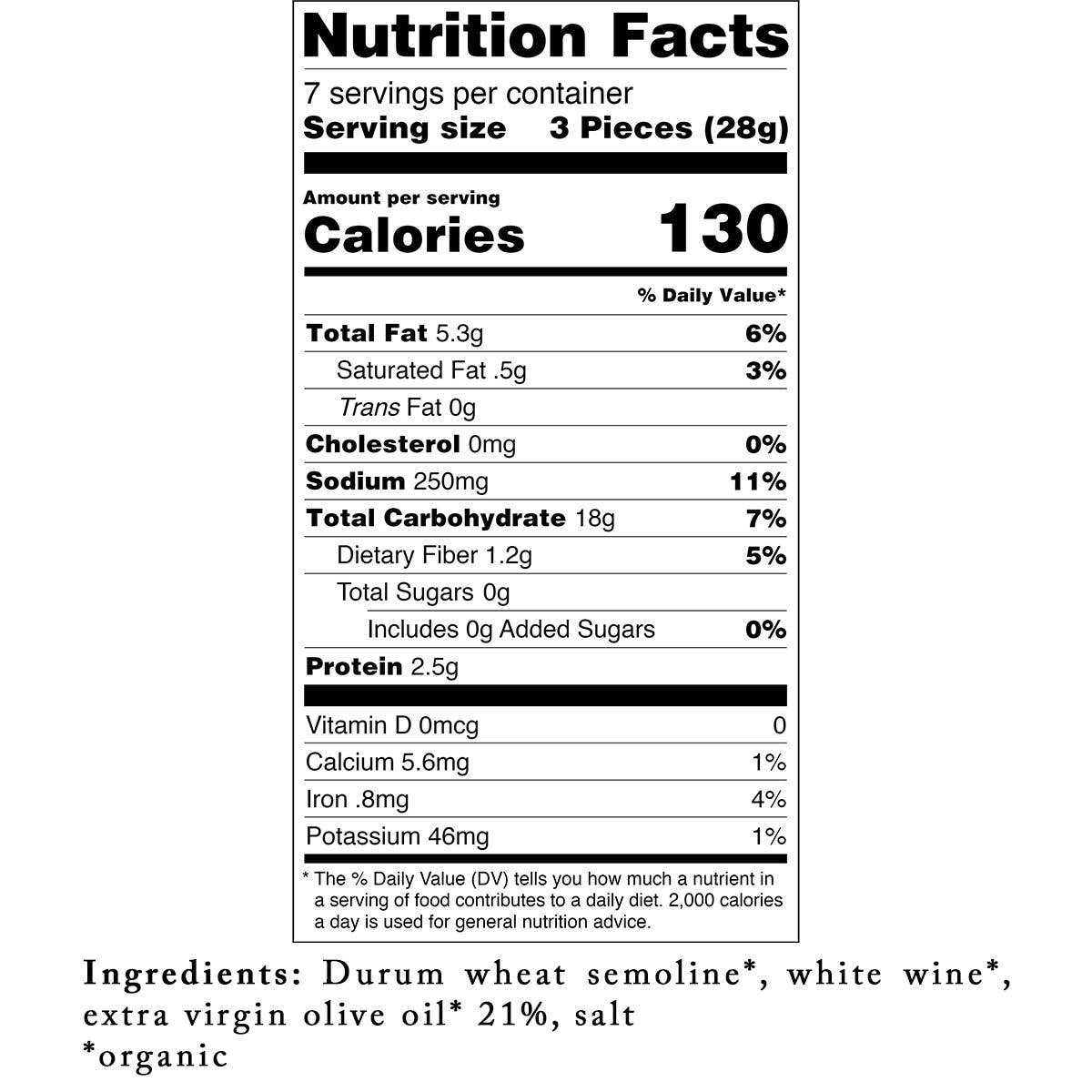 Organic Olive Oil Taralli