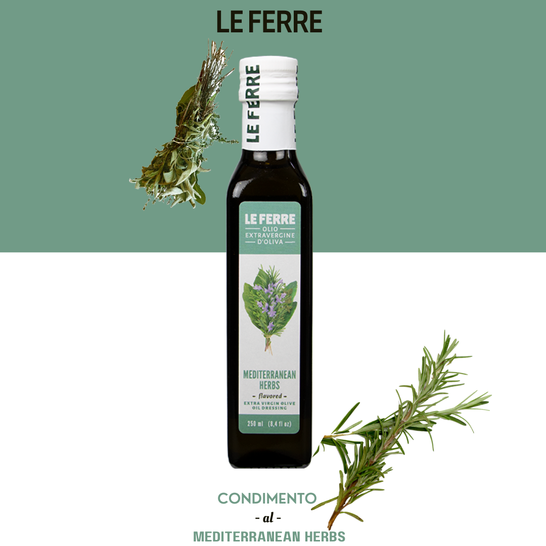 Le Ferre Mediterranean Herbs Infused Extra Virgin Olive Oil