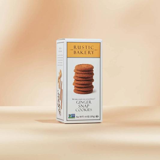 Ginger Snap Cookies, Rustic Bakery, 6oz