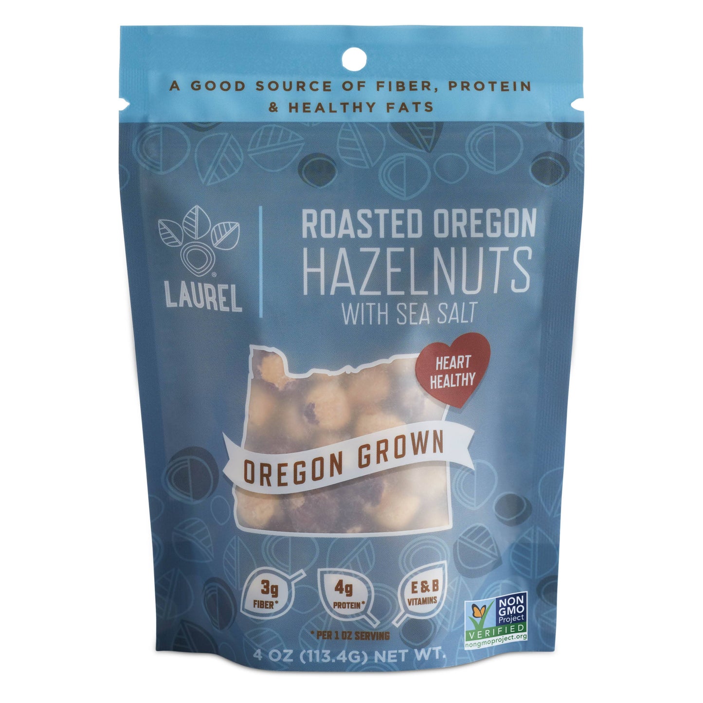 Hazelnut Kernels, Roasted And Salted, 4 oz Sup